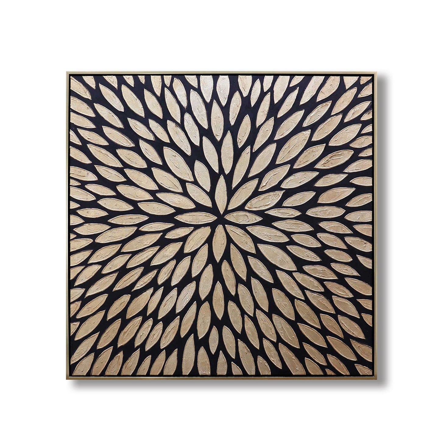 Starburst White and Gold Wall Art