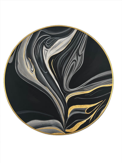 Black Silk Wall Art