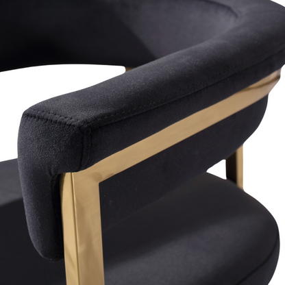 Lucia Black Dining Chair